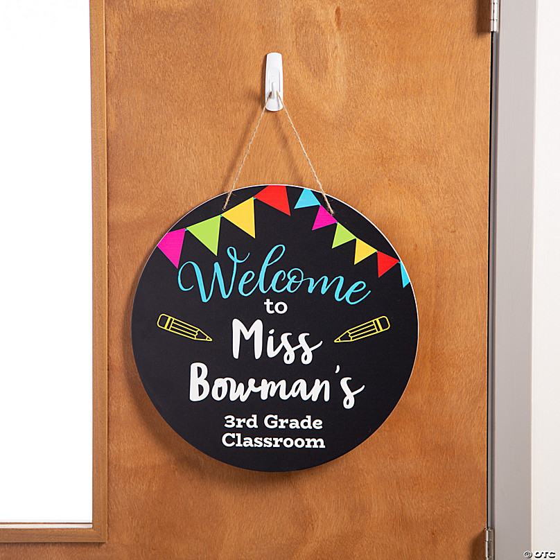 Personalized Classroom Door Sign