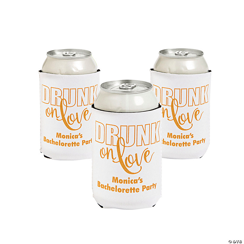 Velvet or Metallic Can Cooler Koozie™ for Bachelorette Party