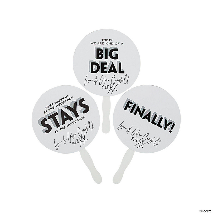 funny hand fans