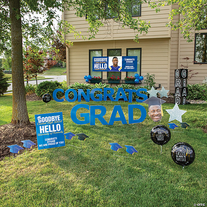 Banners & Signs Customizable High School Graduation Yard Sign, Party