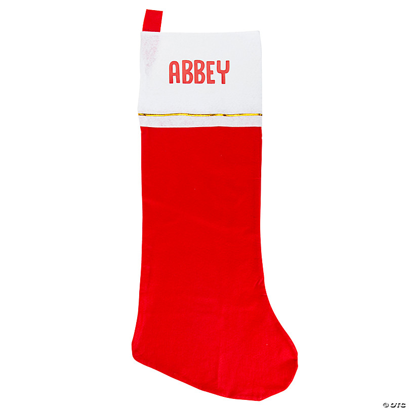Classic Red Christmas Stockings - 12 Pc.
