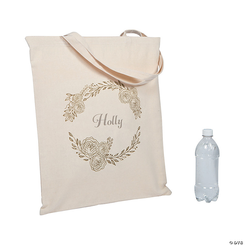 personalized zippered tote bags