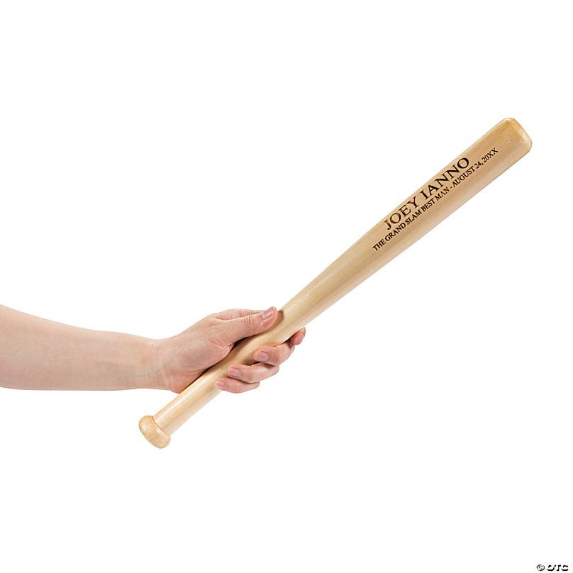 Personalized 18'' Mini Wooden Baseball Bat - Custom Gifts