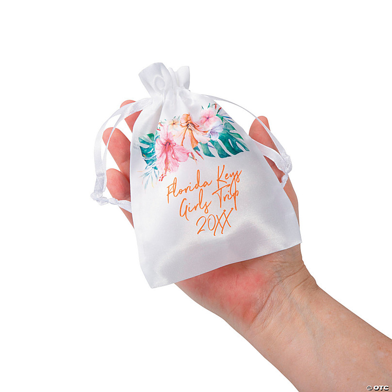 Personalized Mini Faith Mothers Are a Blessing Mother's Day Satin  Drawstring Bags - 24 Pc.