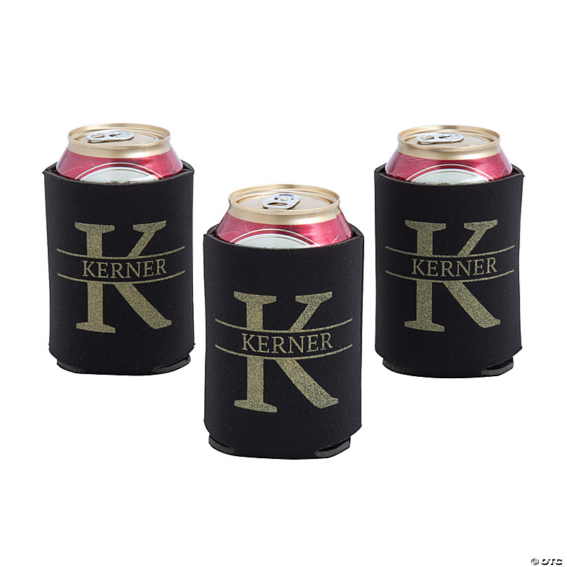 Personalized Premium Open Text Can Coolers - 48 Pc.