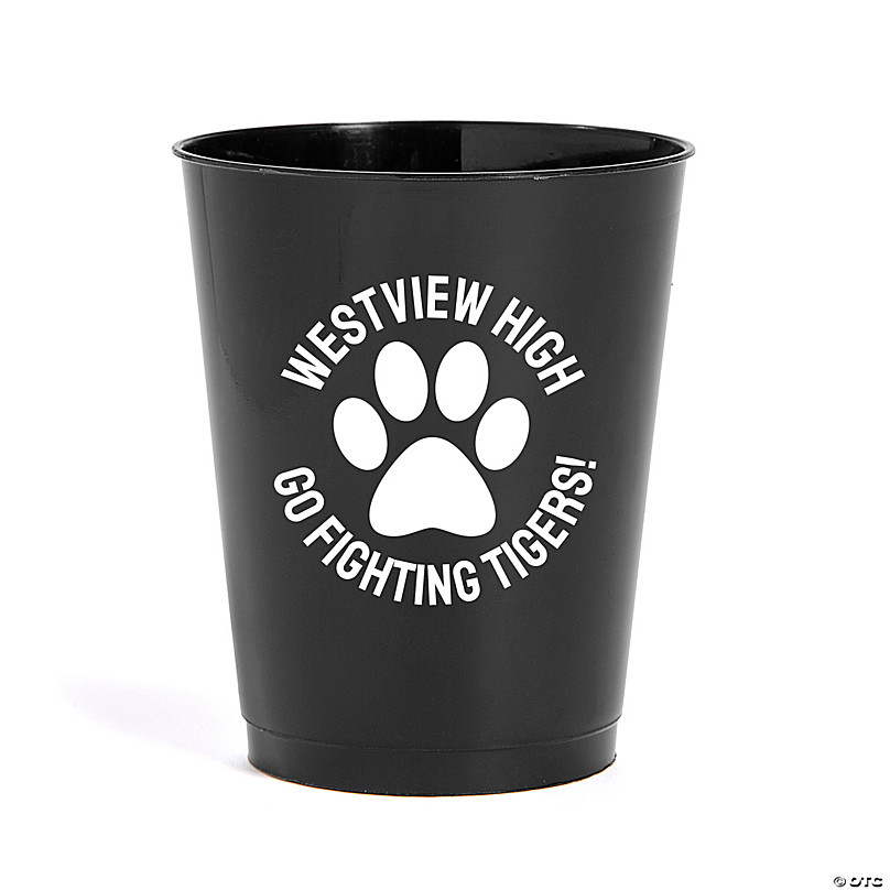 White Chicago Cubs 20oz. Personalized Pet Bowl Size: Small