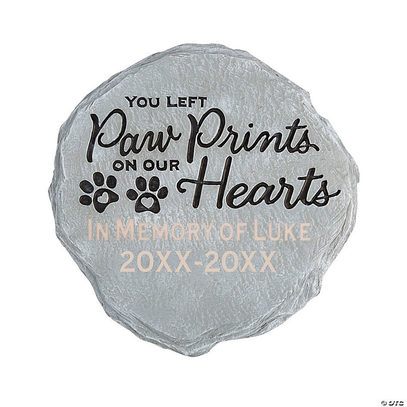 Black Granite or Marble Pet Memorial, Pet Personalized Marble Plaques