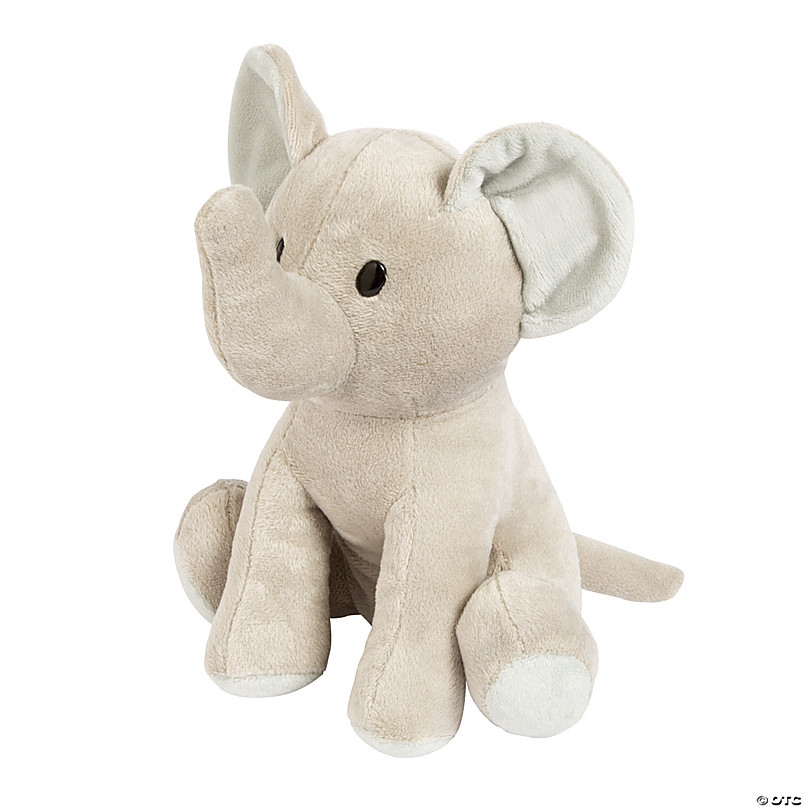 monogrammed stuffed elephant