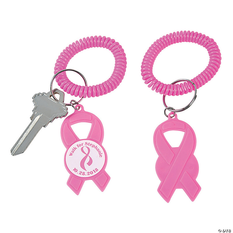 personalized ribbon keychains
