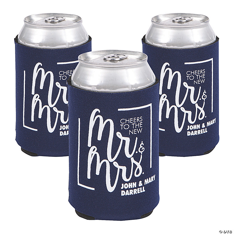 Regular Can Coolers Set of 2 (Party Dot and Botanical)