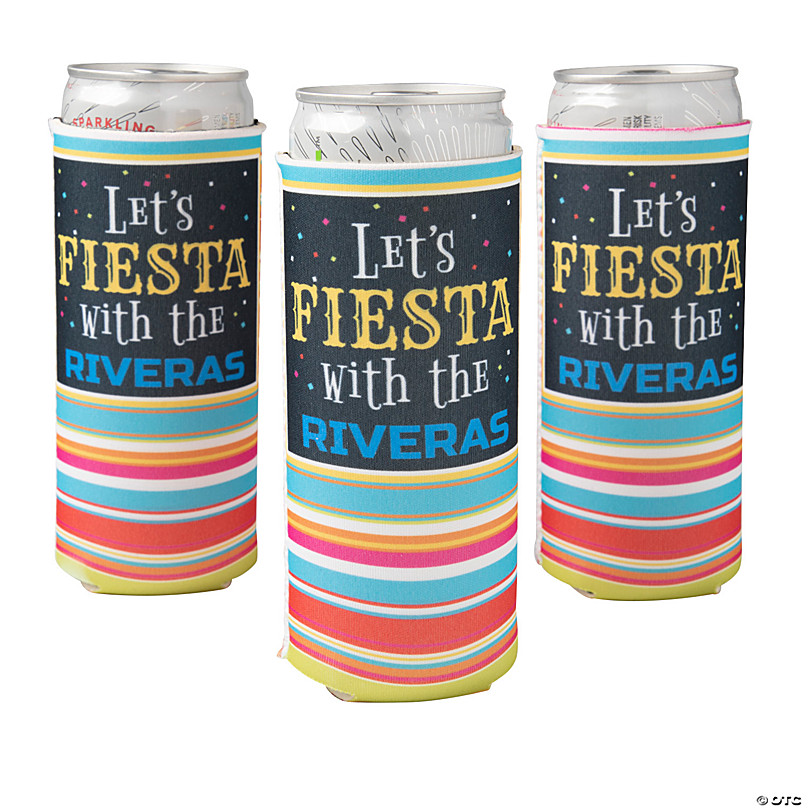 Let's Fiesta Custom Can Coolers
