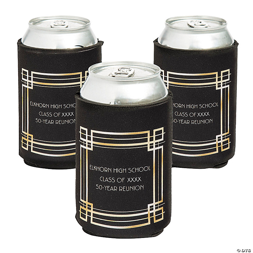 Tall Can Cooler Neoprene Black