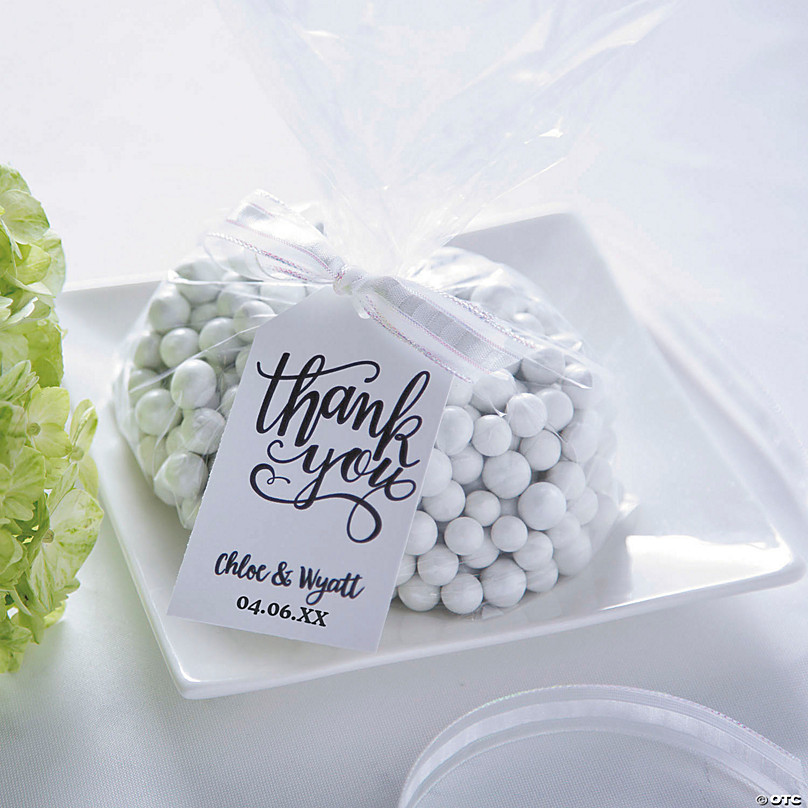 Personalised Thank you Tags Many Thanks Wedding Birthday Party special day 70771 
