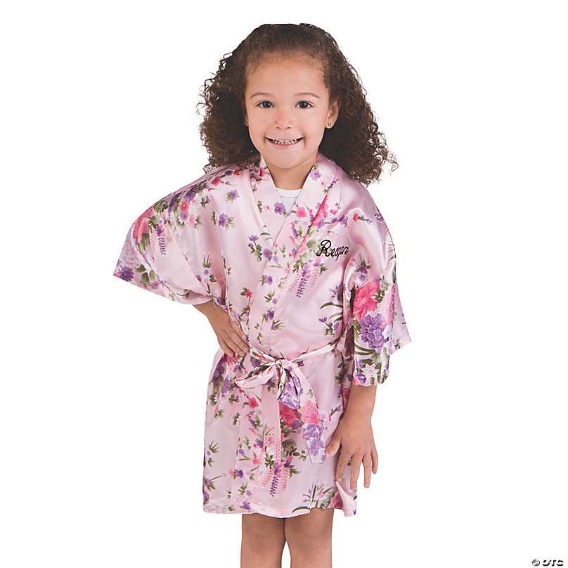 baby flower girl robe