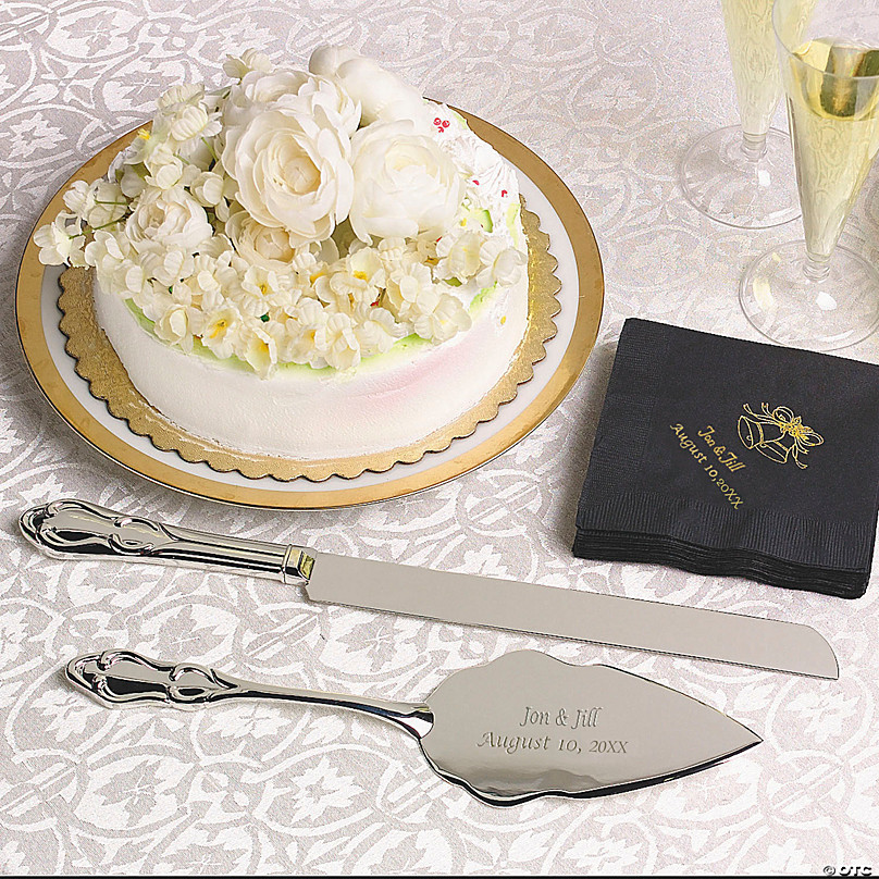 Birthday Wedding Paper Cake Serving Tool Disposable Plate Fork Scraper 2  Sets - Bed Bath & Beyond - 28769654