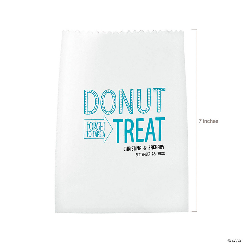 Personalised Wedding Donut Bags Perfect For Your Wedding DONUT Walls!