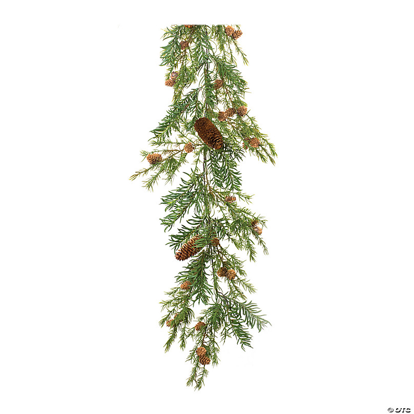 Pinecone Twig Garland (Set Of 2) 45L Pvc