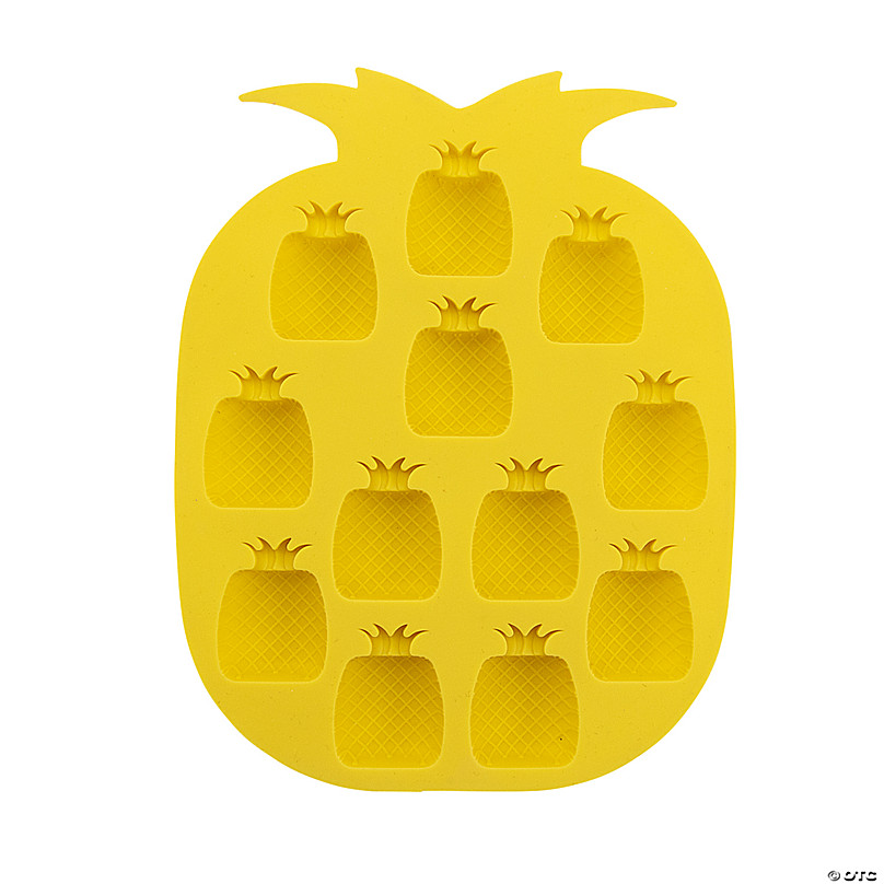 Napkin Metal Holder Yellow Pineapple Cutout Design Summer Picnic Family Maid 