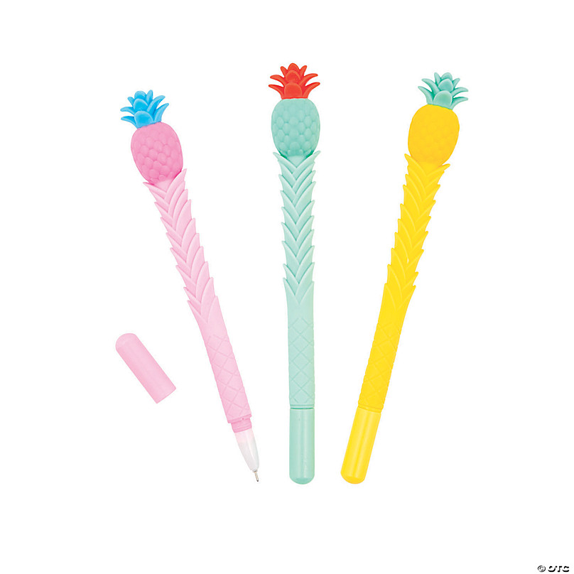 UV Light Color-Changing Flower Pens - 12 Pc.