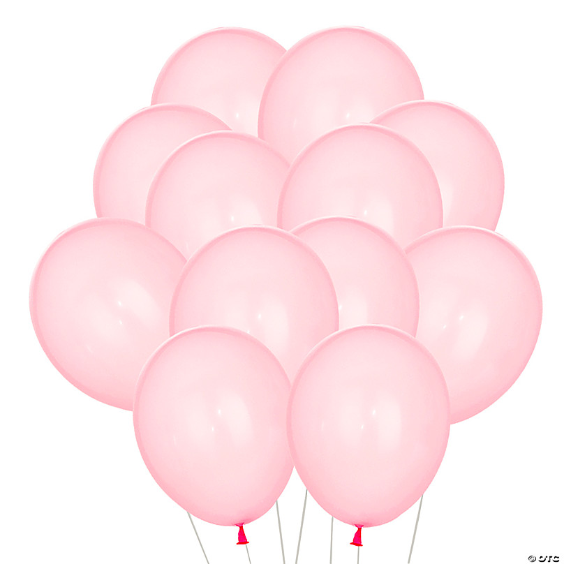 Pink Helium/Air 11" Balloons Party Decorations 30 Girls Holy Communion Clear 