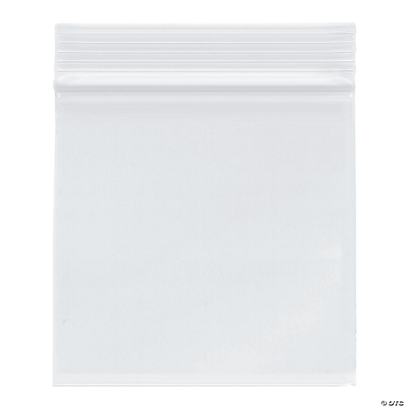 Plymor Zipper Reclosable Plastic Bags, 2 Mil, 2.5 x 3 (Case of 1,000)