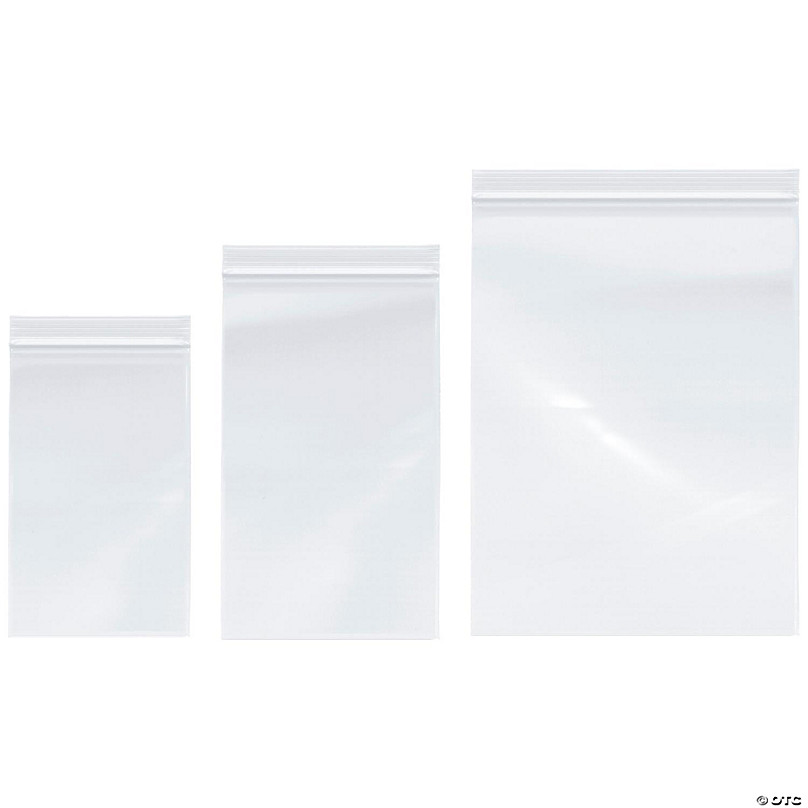 Plymor Heavy Duty Plastic Reclosable Zipper Bags, 4 Mil, 4 x 6 (Pack of  100) 