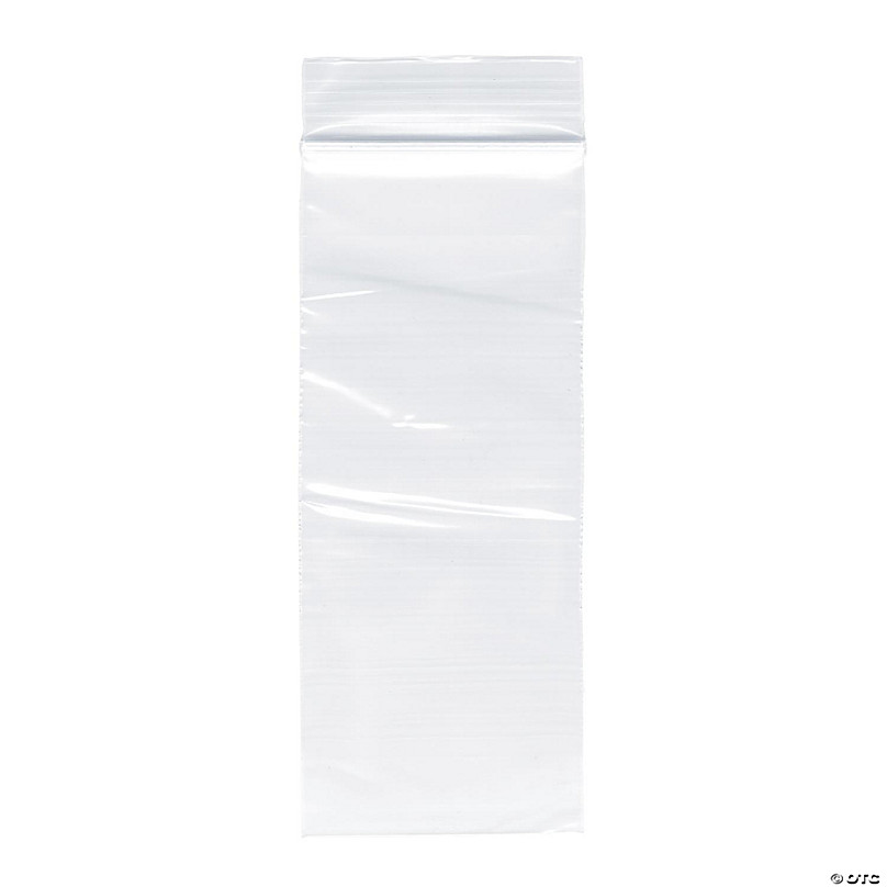 Plymor Heavy Duty Plastic Reclosable Zipper Bags, 4 Mil, 2.5 x 3.5 (Pack  of 500)