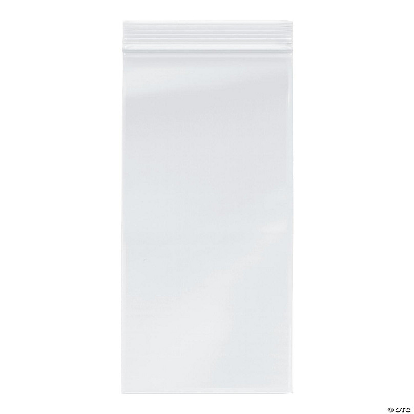 Plymor Zipper Reclosable Plastic Bags, 2 Mil, 2.5 x 2.5 (Pack of 500)