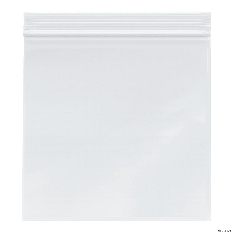 Plymor Zipper Reclosable Plastic Bags, 2 Mil, 1.5 x 2 (Pack of 500)