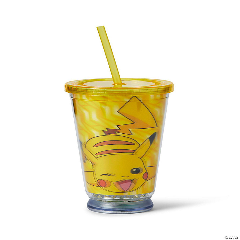1/5/10PCS Pokemon Reusable Plastic Straws Pikachu Kids Birthday