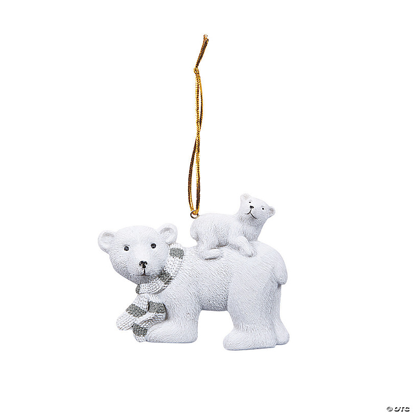 Mama & Baby Bear Ornament set