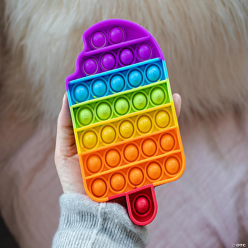 Toynk Pop Fidget Toys Rainbow Bubble Popping Game
