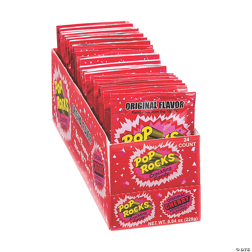 Pop Rocks Cherry 48 COUNT Classic Popping Candy FREE SHIPPING