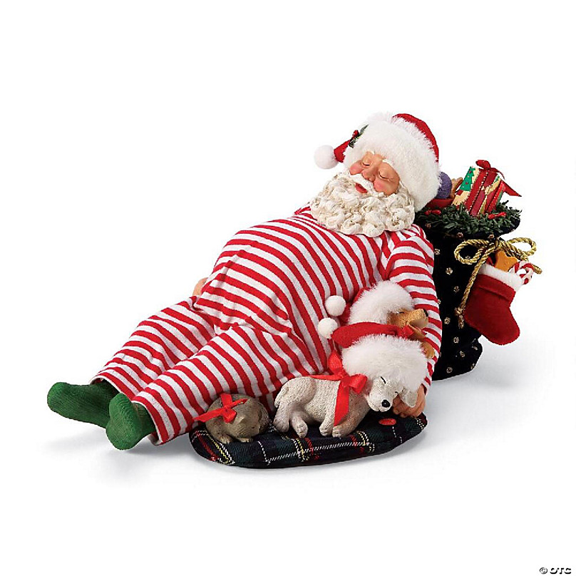 Possible Dreams Santa and His Pets Cuddle Buddies Figurine 6005272