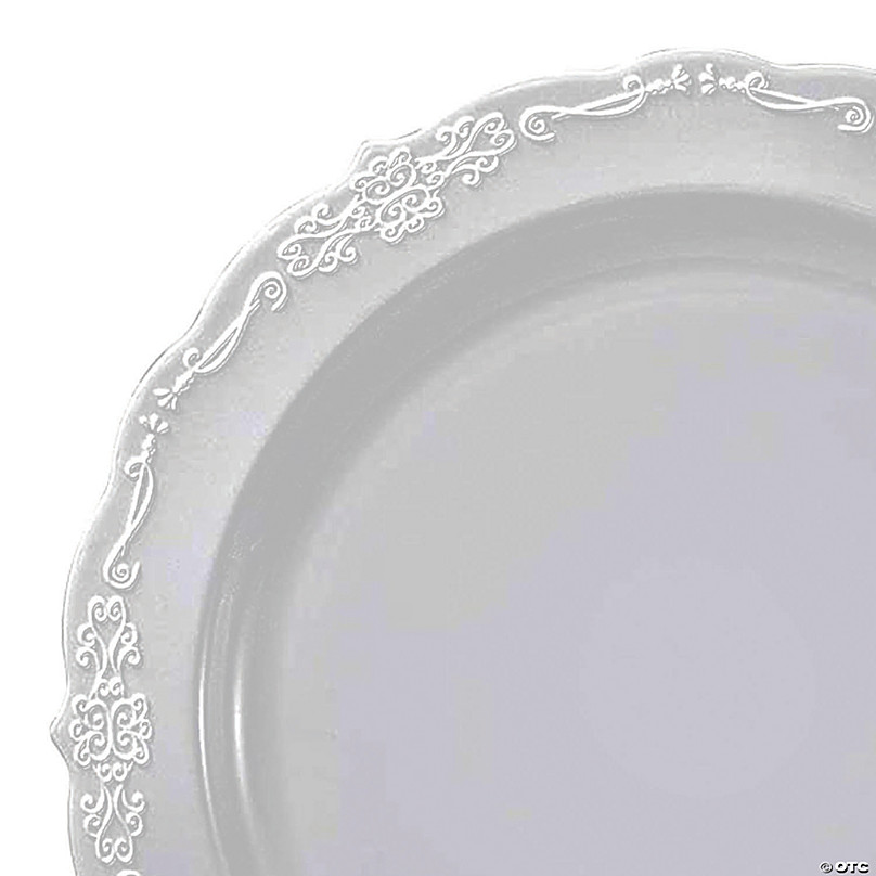 Luncheon Dinner Party Premium Plate 7" 9" 10" Clear Plastic Disposable Plates 