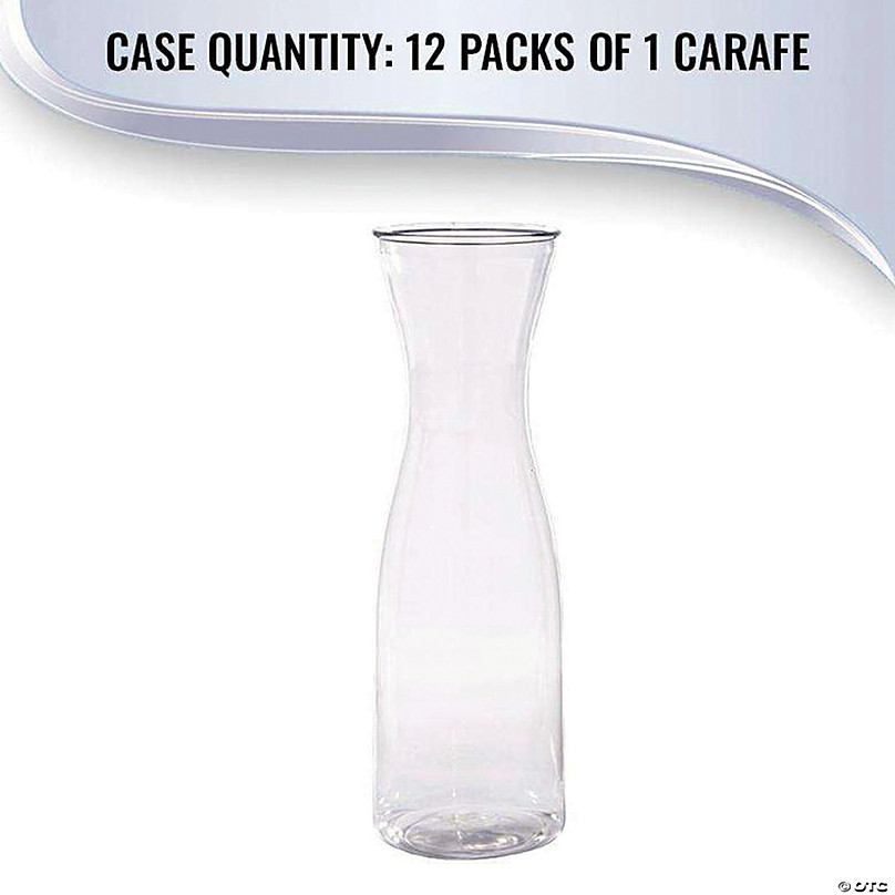 Plastic Wine Carafes - Clear Mini Wine Carafe