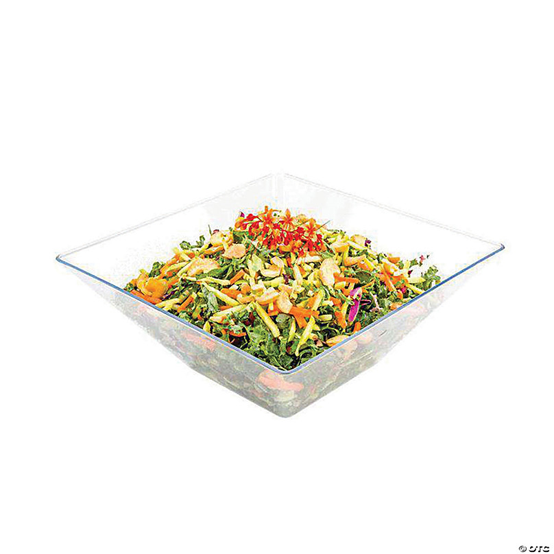 Plastic Serving Bowls with Lids, 4 ct.