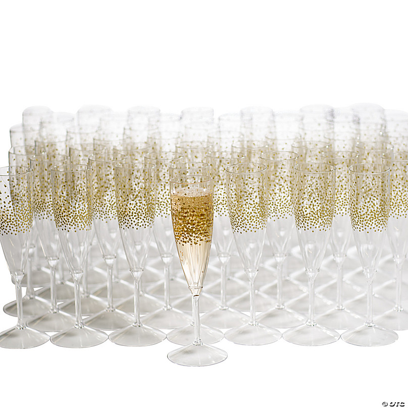 20 Disposable Champagne Glasses 0,1l Champagne Glasses Champagne Glass 