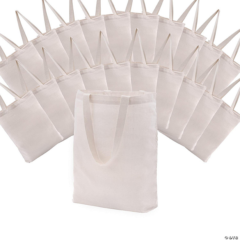 20 Pack Small Yellow Paper Gift Bags with Handles, White Tissue