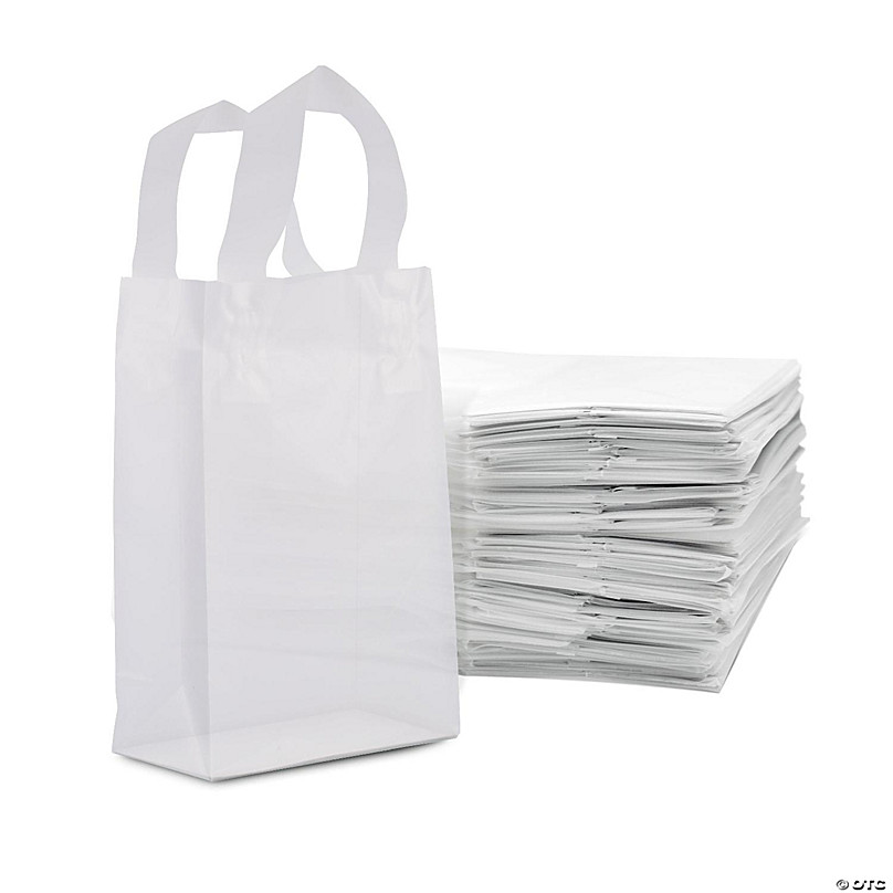 Prime Line Packaging White Paper Bags, Extra Small Kraft Bags Bulk 6x3x9  100 Pack