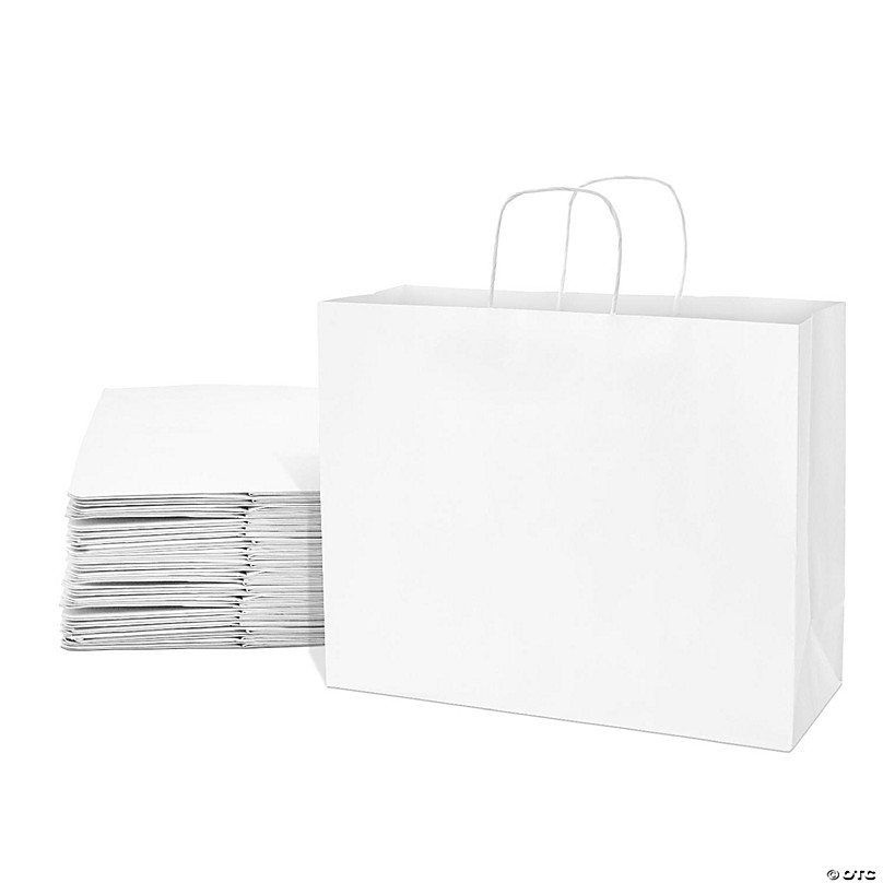 Large Brown/Kraft Paper Biodegradable Twist Handle Bags