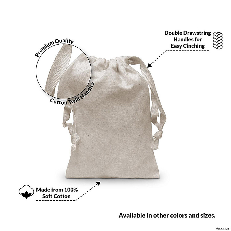 Cotton Drawstring Bags 