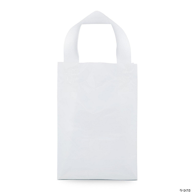 Prime Line Packaging Plastic Bags with Handles, Black Frosted Gift Bags  Bulk 16x6x12 50 Pack 