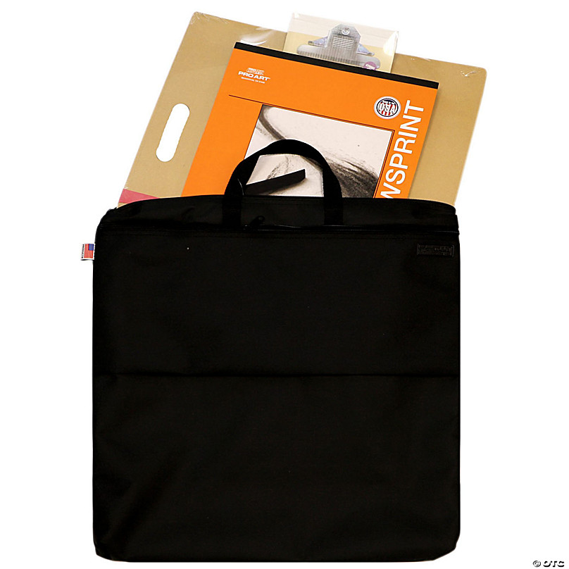 Pro Art Organizer Tran Nylon Portfolio Bag 20x 20 With Sketch