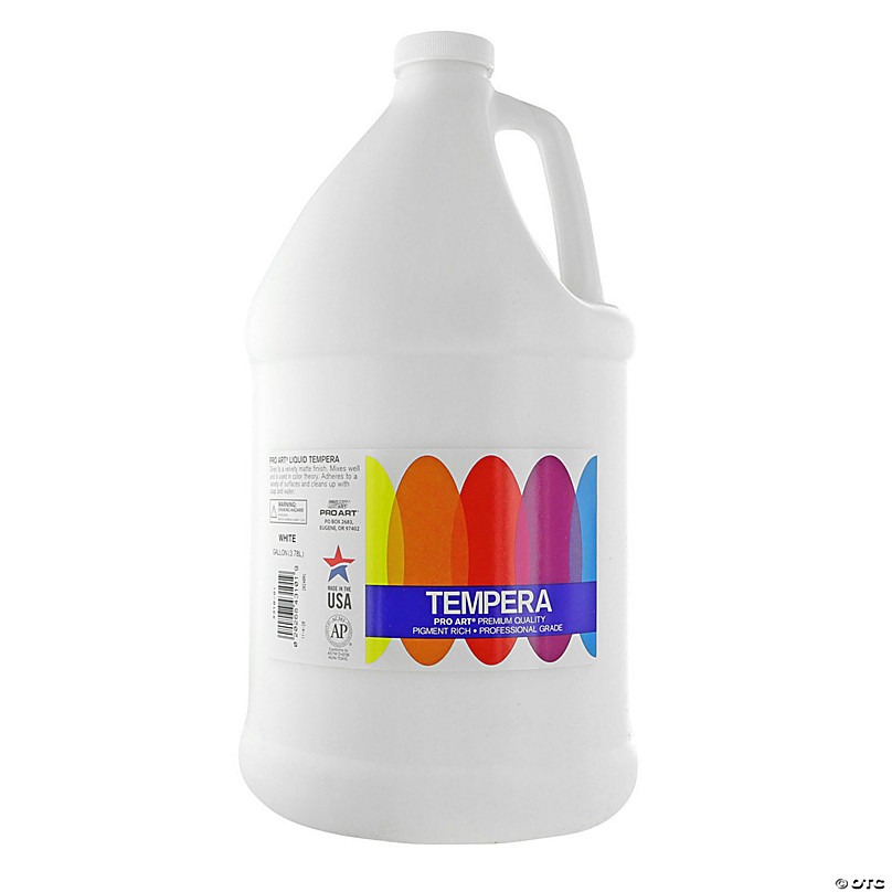 Pro Art Liquid Tempera Paint Gallon Black