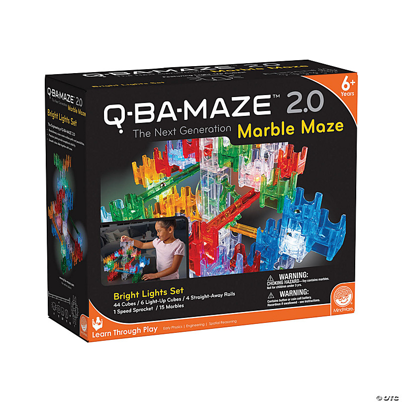 Q-BA-MAZE 2.0: Bright Lights Set | MindWare