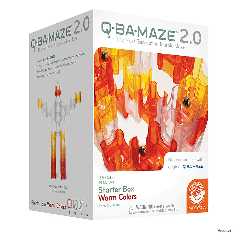 Q-BA-MAZE 2.0: Starter Box - Warm Colors - Discontinued