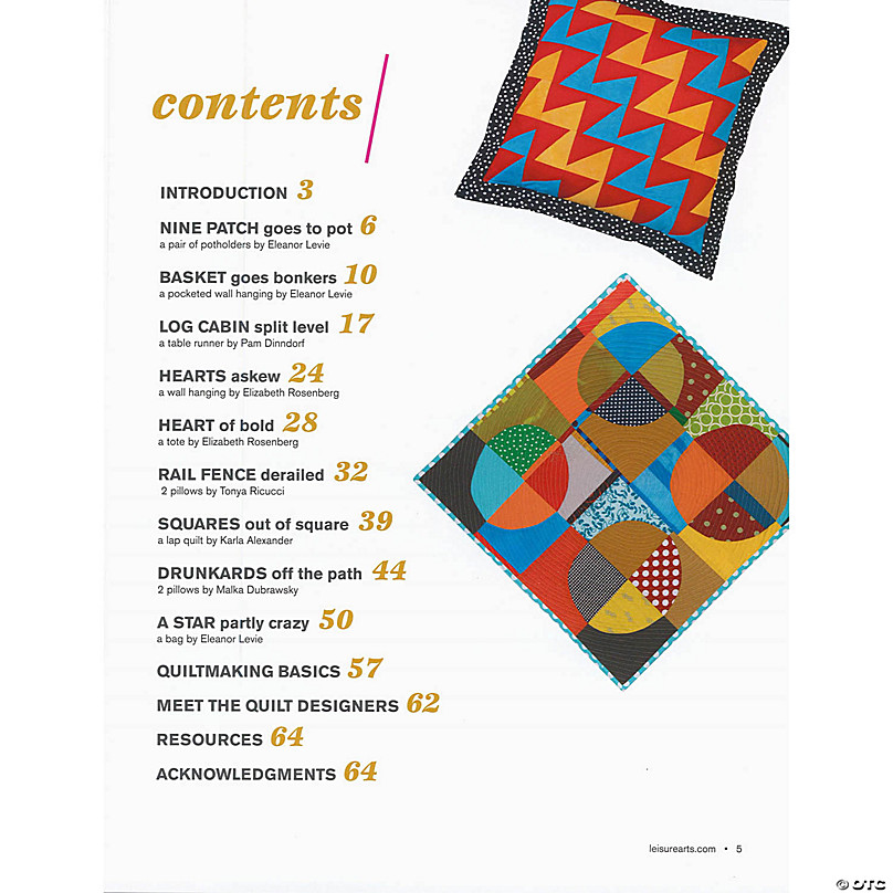 Quilt Blocks Go Wild! Book Oriental Trading