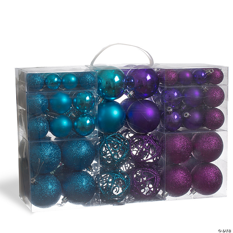 Ball Ornaments Shatterproof With Hooks Home Xmas Tree Decorative 