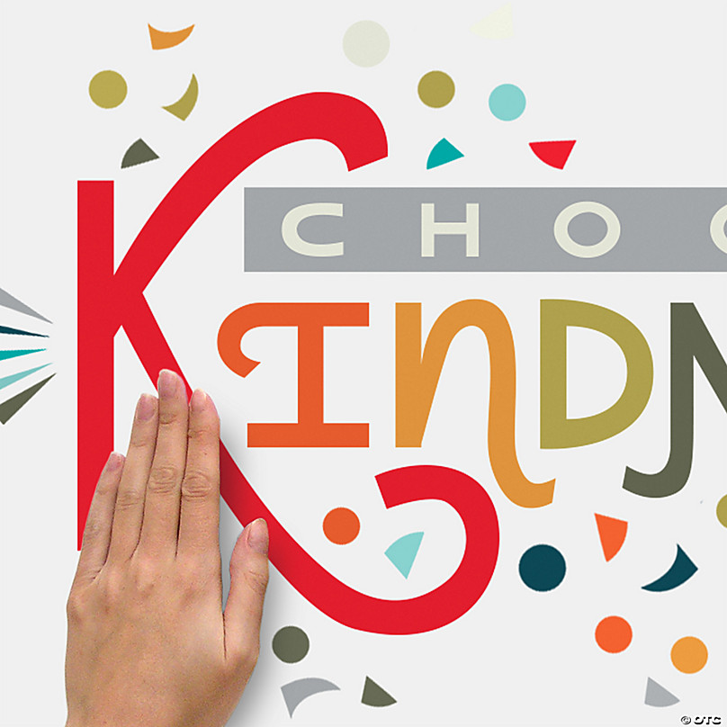 Choose Kindness Multicolor Lettering Sticker